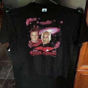 Tour Champ Star Trek generations, black T-shirt. 2XL.
